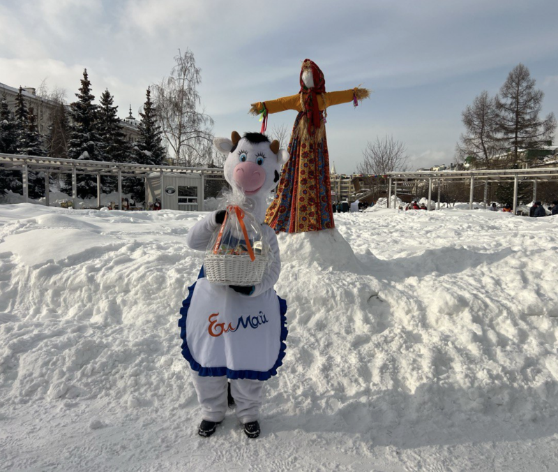 Праздничные масленичные гуляния в Казани